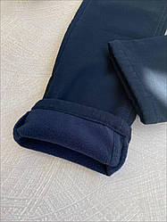 Теплі штани для хлопчика на флісі Темно-Сині S-6120 S&D, Тёмно-Синий, Для мальчиков, Зима, 134 см