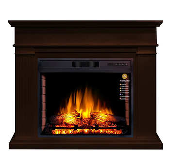 Камінокомплект Кутовий Електрокамін ArtiFlame Andante Corner AF28S Коньяк (зі звуком) Електричний 3D Камін
