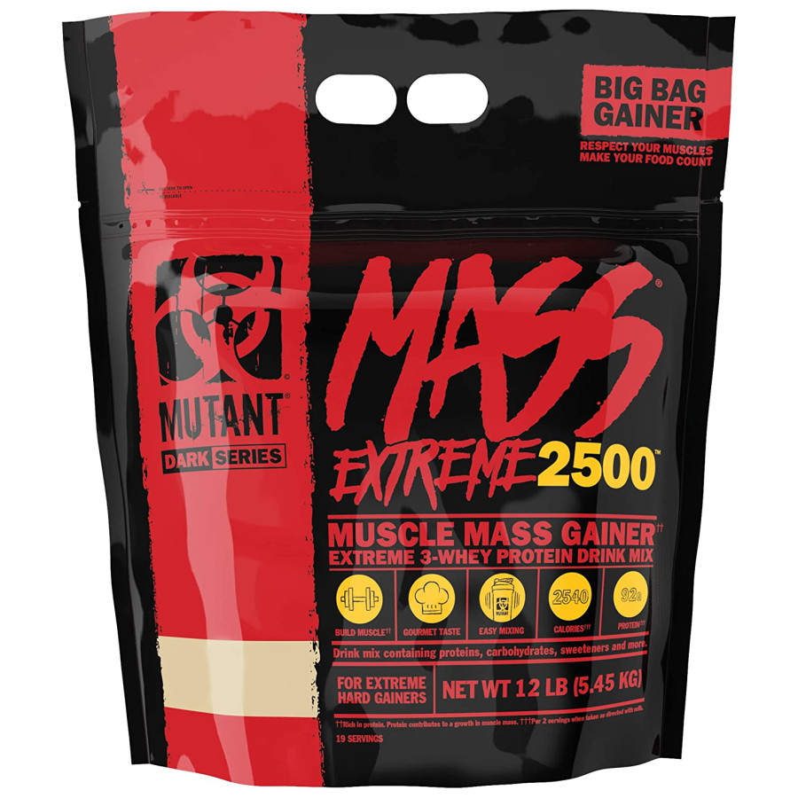 Гейнер Mutant Mass xXxtreme 2500, 5 кг - Потрійний шоколад