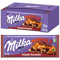 Шоколад Milka Mandel Karamell mmMax (Мілка карамель) 300 р. Швейцарія