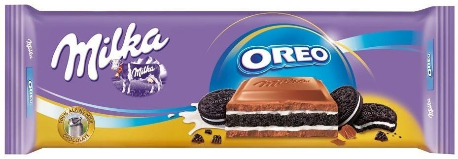 Шоколад Молочний Milka Oreo з печивом 300 г Швейцарія