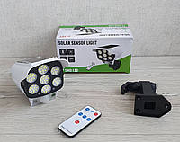 Муляж камера + вуличний проектор лампа на акумуляторі 7 led Solar Sensor Ligth гарядка від сонця