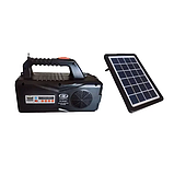 Портативна сонячна автономна система Solar Light RT-905BT MP3 радіо Bluetooth 3 лампочки, фото 4