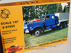 Збірна модель — вантажівка КРАЗ-258Z Baustellenzugmittel, масштабу 1/87, H0