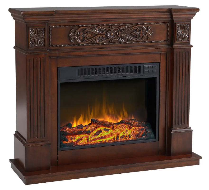 Камінокомплект Електрокамін ArtiFlame Toscana HC-25 Коричневий Електричний 3D Камін з ефектом живого вогню, фото 1