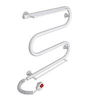 Сушарка для рушників електро Laris Змійовик 25 ЧФ3 500 х 500 2 полички Лівий