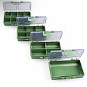 Карпова Станція Коробка для коропових аксесуарів TACKLE BOX 36,5 х 30 х 6 см, фото 4