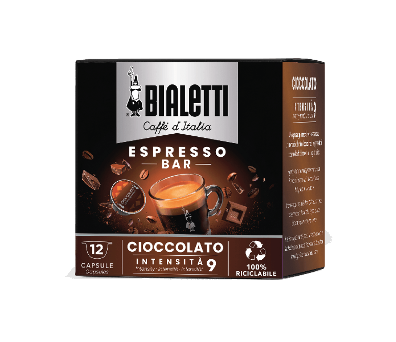 Кава в капсулах Bialetti Cioccolato з ароматом шоколаду 12 капсул