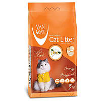 VanCat (ВанКэт) Cat Litter Orange - Бентонитовый наполнитель для кошачьего туалета с ароматом апельсина Подроб