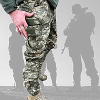 Мужские штурмовые штаны ВСУ (46, 48, 50, 52, 56) Тактические Рип Стоп Пиксель