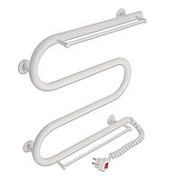 Сушарка для рушників електро Laris Змійовик 25 ЧФ3 500 х 500 2 полички Права