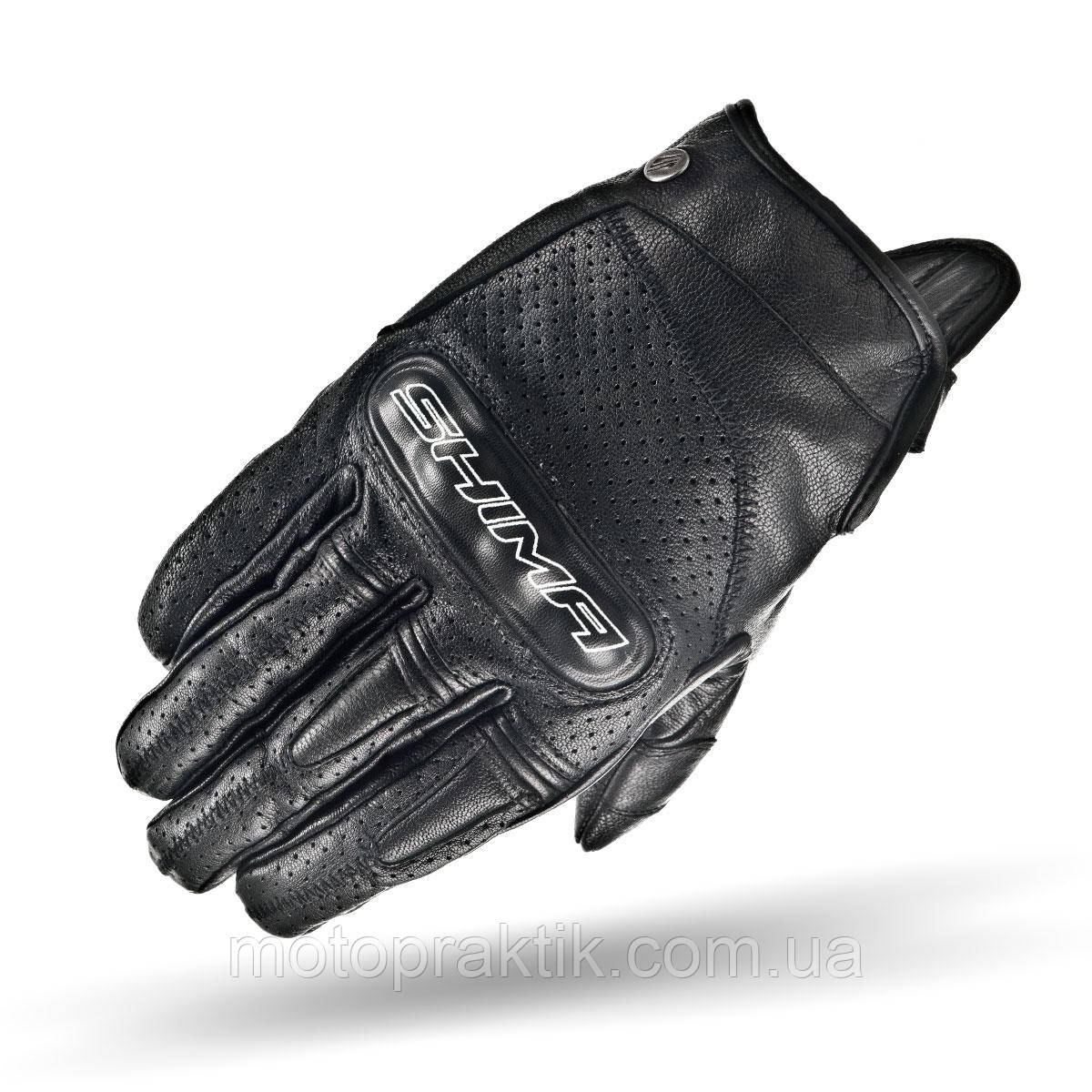 SHIMA CALIBER Gloves Black, L Мотоперчатки летние кожаные с защитой - фото 2 - id-p244318354