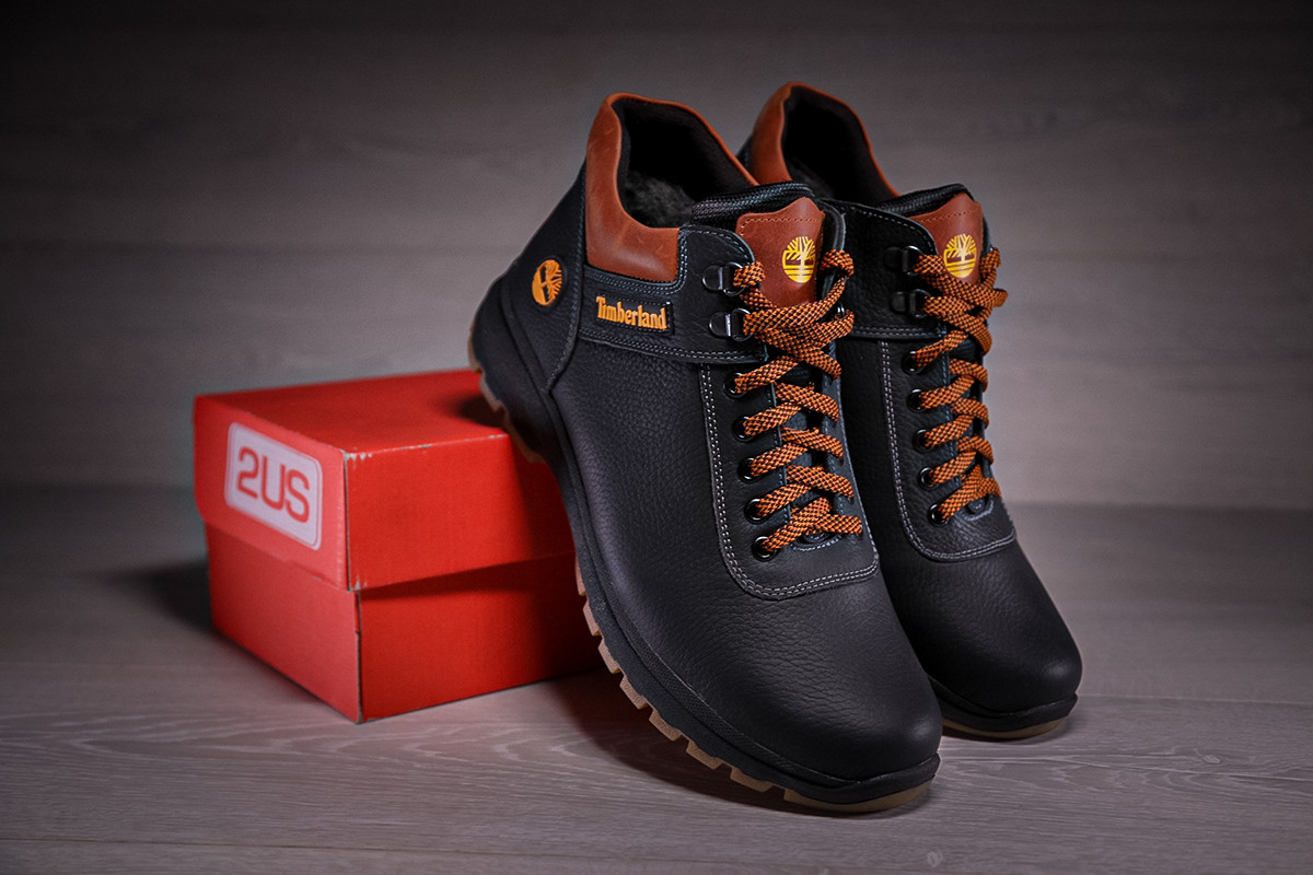 Спортивні черевики, зимові шкіряні кросівки на хутрі Timberland Sheriff