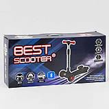 Дитячий триколісний самокат із турбінами та музикою Best Scooter MAXI 89341, з парогенератором, складаним, фото 6