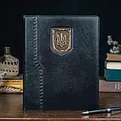 Подарунковий щоденник у шкіряній палітурці 'Тризуб '(А4), фото 3