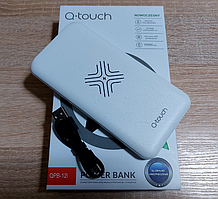 Повербанк Q-TOUCH QPB-12i 10000 mAh з функцією бездротової зарядки (Білий)