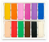 Пластилін восковий Школярик на 12 кольорів 276 г, фото 3