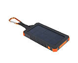 Павербанк із сонячною панеллю (на сонячній батареї) Xtorm 5000 mAh (IPX4 вологозахисний) + вбудований ліхтар!, фото 3