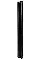 Радіатор дизайнерський вертикальний Bari III 4/1800 Чорний матовий 1800*200