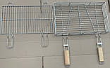 Решітка-гриль із неіржавкої сталі, об'ємна харчова 500*300*60 Ручна робота, фото 3