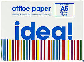 Папір офісний A5 "Idea" 80г/м2 С (250арк)(20)