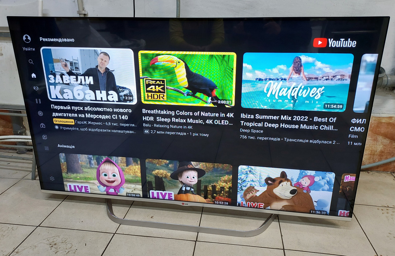 Телевізор 55 дюймів LG 55LB700V Smart TV 3D Wi-Fi Смарт тв 800Гц б/в, фото 1
