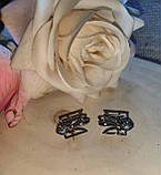 Сріблясті сережки з гербом України від студії LadyStyle.Biz, фото 5