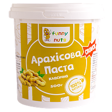 Арахісова паста FunnyNuts класична (кранч) 500 г