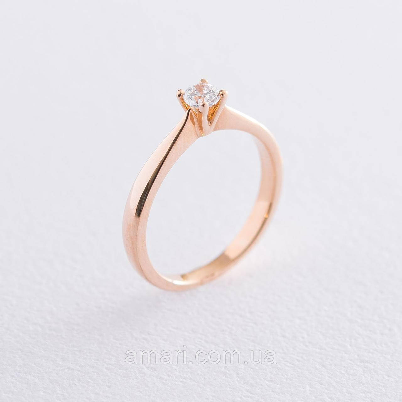 Золоте помолочне кільце (цирконій Swarovski) 
к06258, фото 1