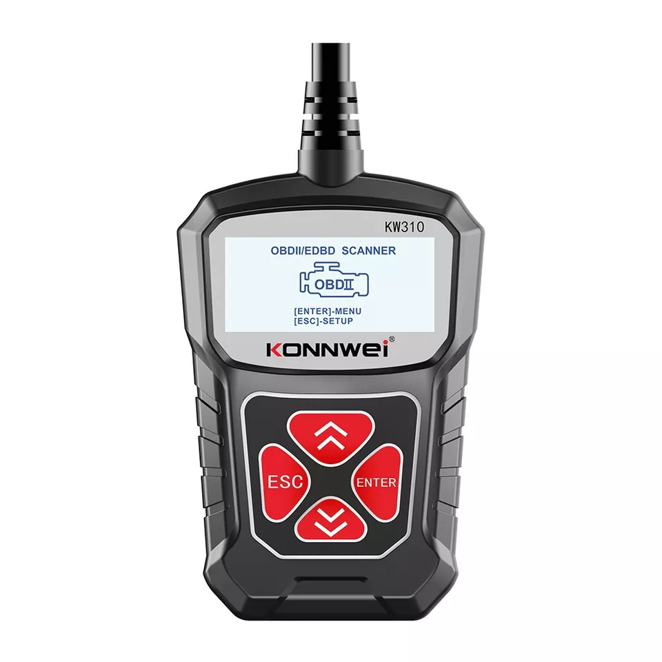 Діагностичний автосканер Konnwei KW310 CAN OBDII + EOBD Code Reader
