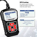 Діагностичний автосканер Konnwei KW310 CAN OBDII + EOBD Code Reader, фото 4