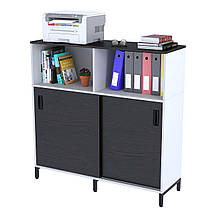 Тумба офісна розсувна LS-1200-1200 боковини білий Loft design, фото 3