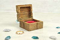 Дерев'яні коробочки для кілець з волоського горіха «Відданість»