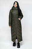 Жіночий зимовий пуховик максі ПВ-1133 Лаке Тон 820, фото 2