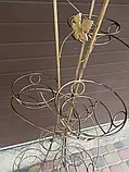 Підставка кована для квітів "Спіраль" на 10 вазонів, фото 3