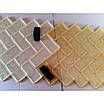 Штамп для друкованого бетону «Плетінка» 600х400 мм; поліуретановий штамп під тротуарну плитку, фото 3