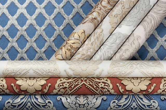 Метровые Обои Орнамент Виниловые на Флизелине Vinil LS Шарлотта ДХV ...