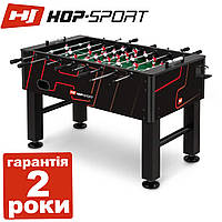 Настольный футбол для офиса и дома Hop-Sport Evolution Black/Red . Д 140 см х Ш 75,5 см х В 86,5 см