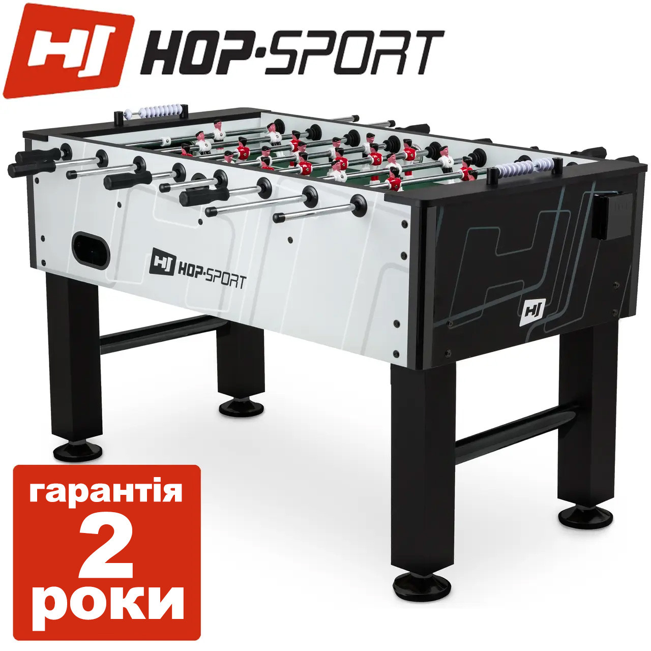 Настільний футбол для офісу і будинку Hop-Sport Evolution gray