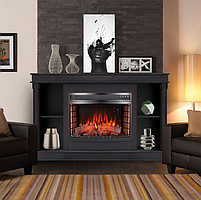 Камінокомплект Електрокамін ArtiFlame Brittany AF25 Венге (зі звуком) Електричний 3D Камін, фото 3