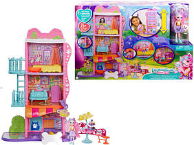 Ігровий набір Енчантималс Таунхаус із кафе Enchantimals Stadthaus & Café Set HJH65