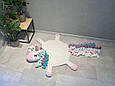 Іграшка килимок плюшевий Єдиноріг 150 см м'який, килим ігровий, дитячий фотофон для фотосесії, фото 4
