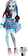 Кукла Монстер Хай Фрэнки Штейн Monster High Doll, Frankie Stein HHK53 базовая перевыпуск 2022