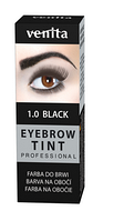 Фарба-порошок для брів Чорна 1.0 Venita Henna Color Eyebrow Tint