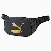 Сумка на пояс Puma Originals Urban Waist Bag 078482 01 (чорний, спортивна, тканинна, поліестер, логотип пума)