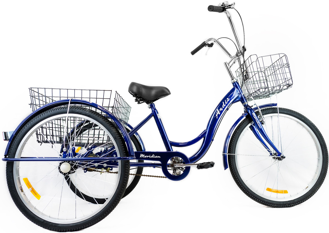 Трехколесный велосипед грузовой Ardis Meridian Синий УЦІНКА (ПОДРЯПИНИ, СКОЛИ НА РАМІ) - фото 1 - id-p1690656788