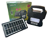 Портативна сонячна автономна система Solar GDLite GD-1000A + FM радіо + Bluetooth