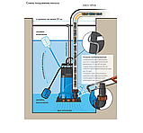 Дренажний насос GRANDWATER QDP 0,75 кВт із поплавком та перехідником в подарунок, фото 7