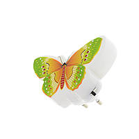 Світильник нічний у розетку метелик LED-63