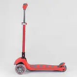 Дитячий триколісний самокат складаний від 2 до 5 років 92606 Best Scooter, складаний, кермо від 69 до 79 см, Червоний, фото 2